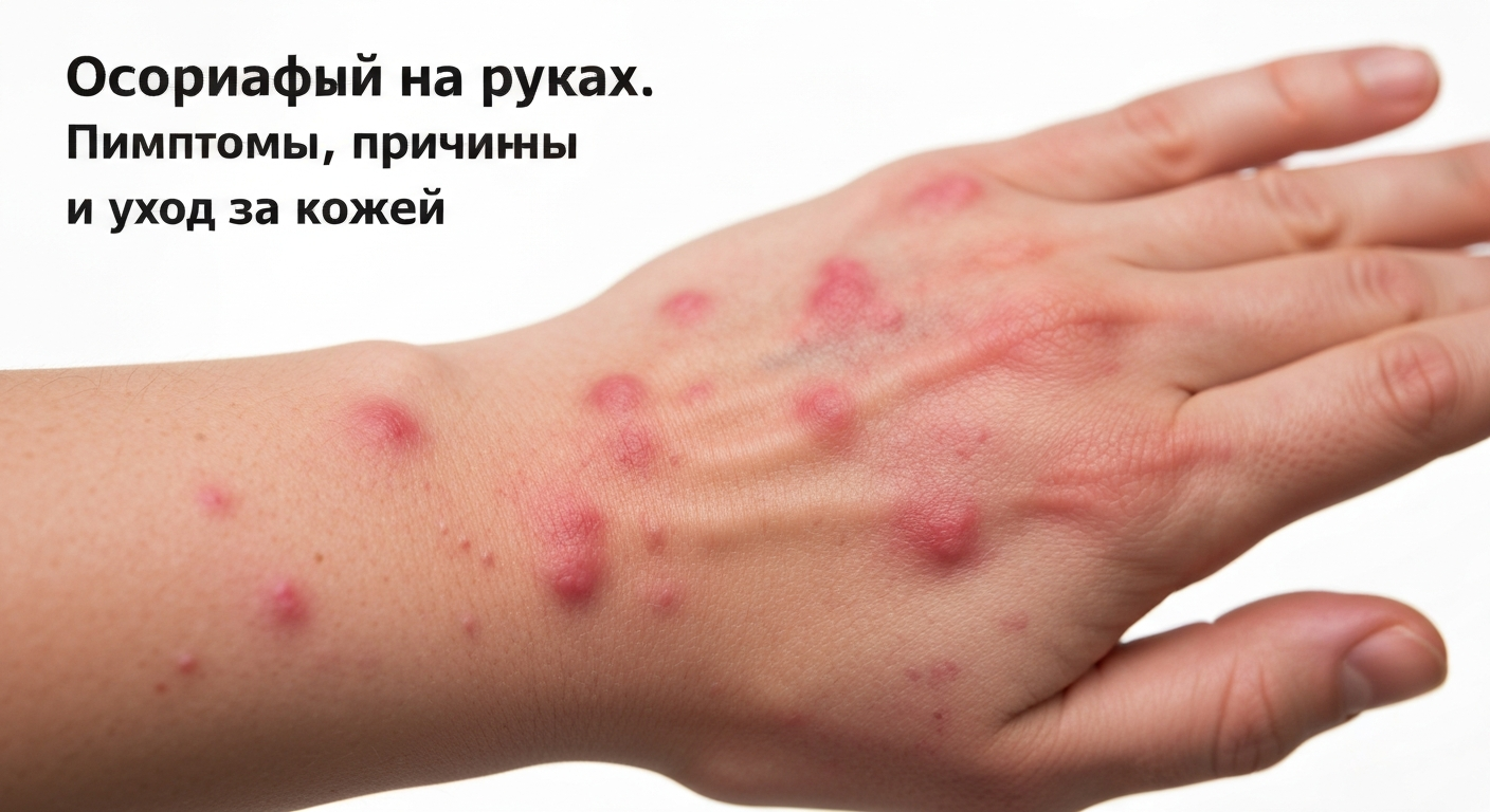 Псориаз на руках. Симптомы, причины и уход за кожей