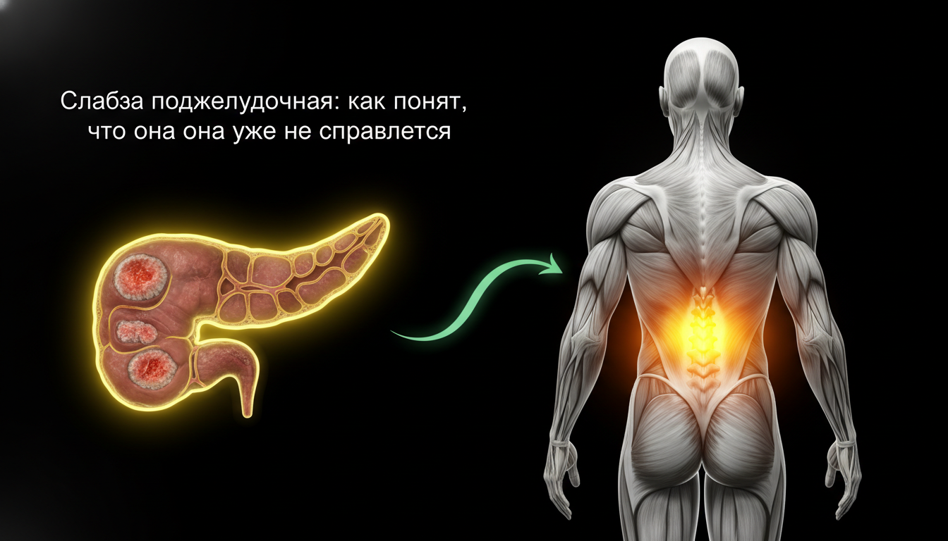 Слабая поджелудочная: как понять, что она уже не справляется